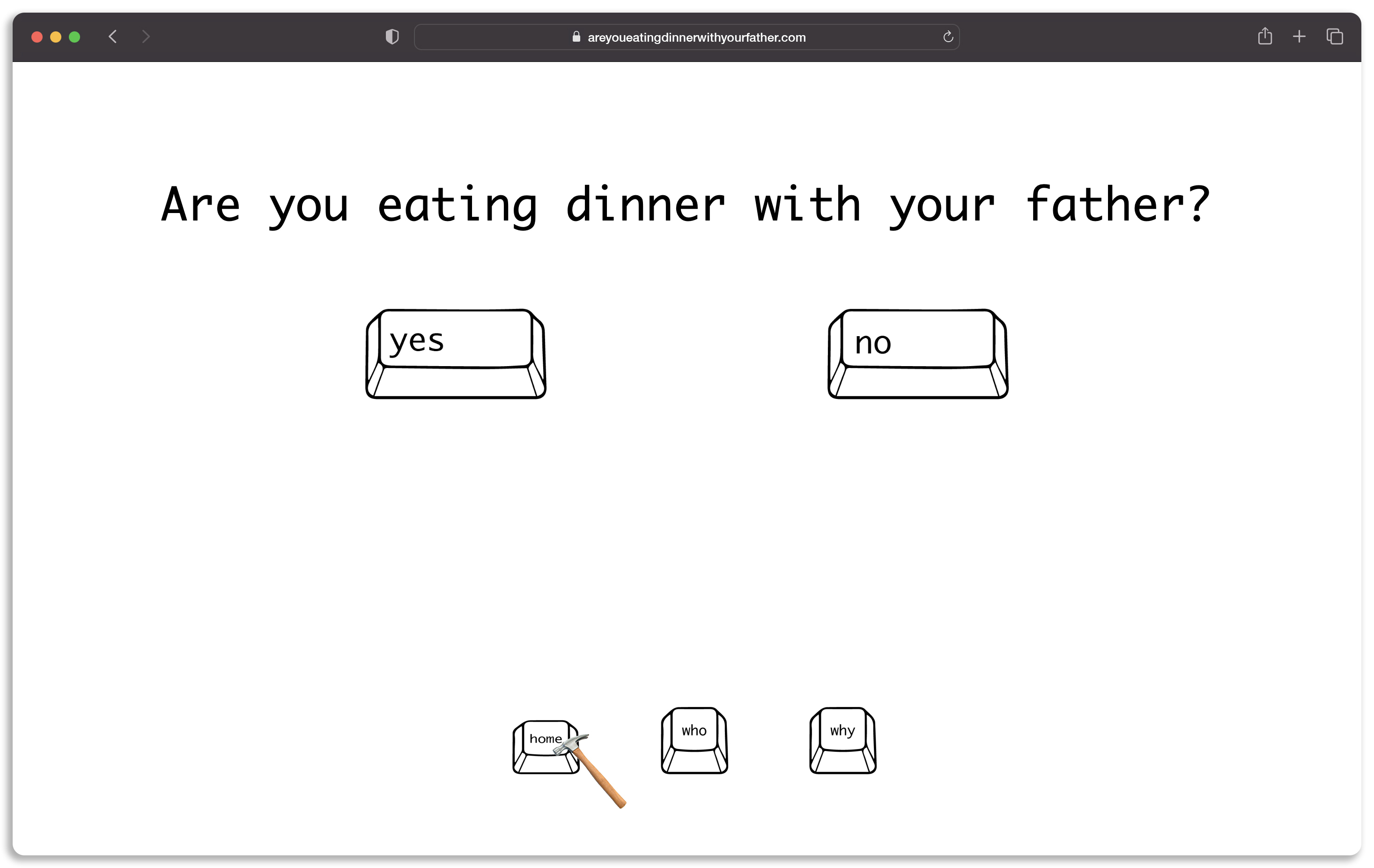 areyoueatingdinnerwithyourfather.com