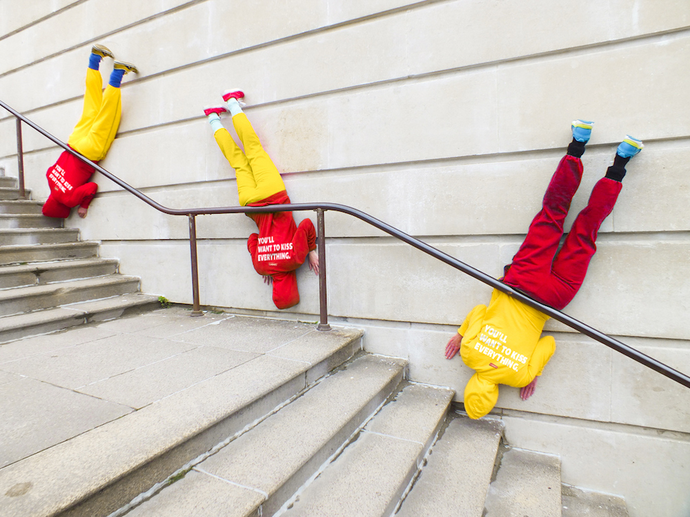 carmex kissing mannequins
