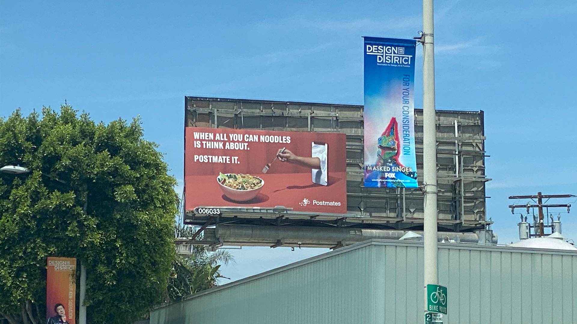 postmates outdoor ad