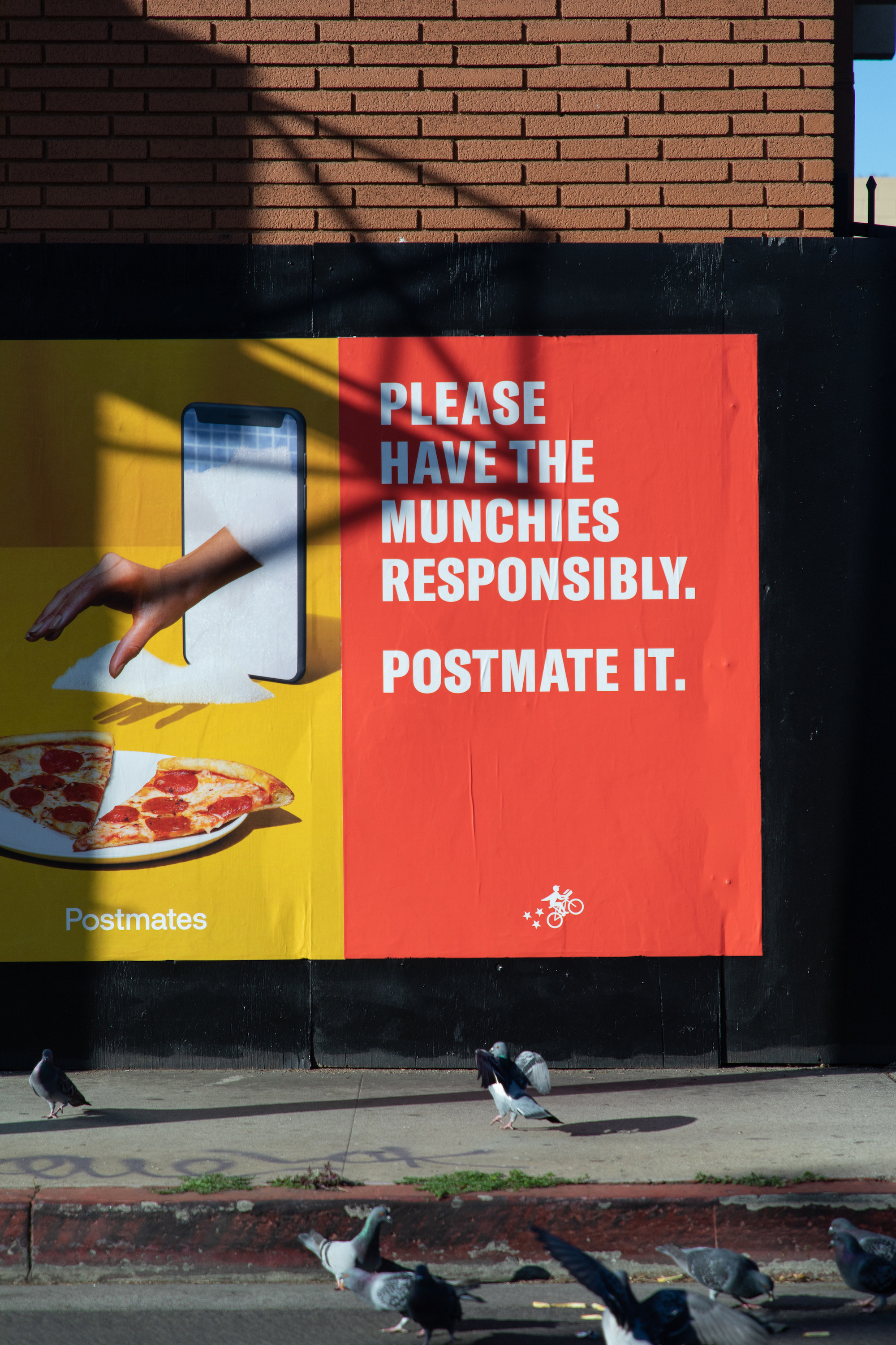 postmates outdoor ad