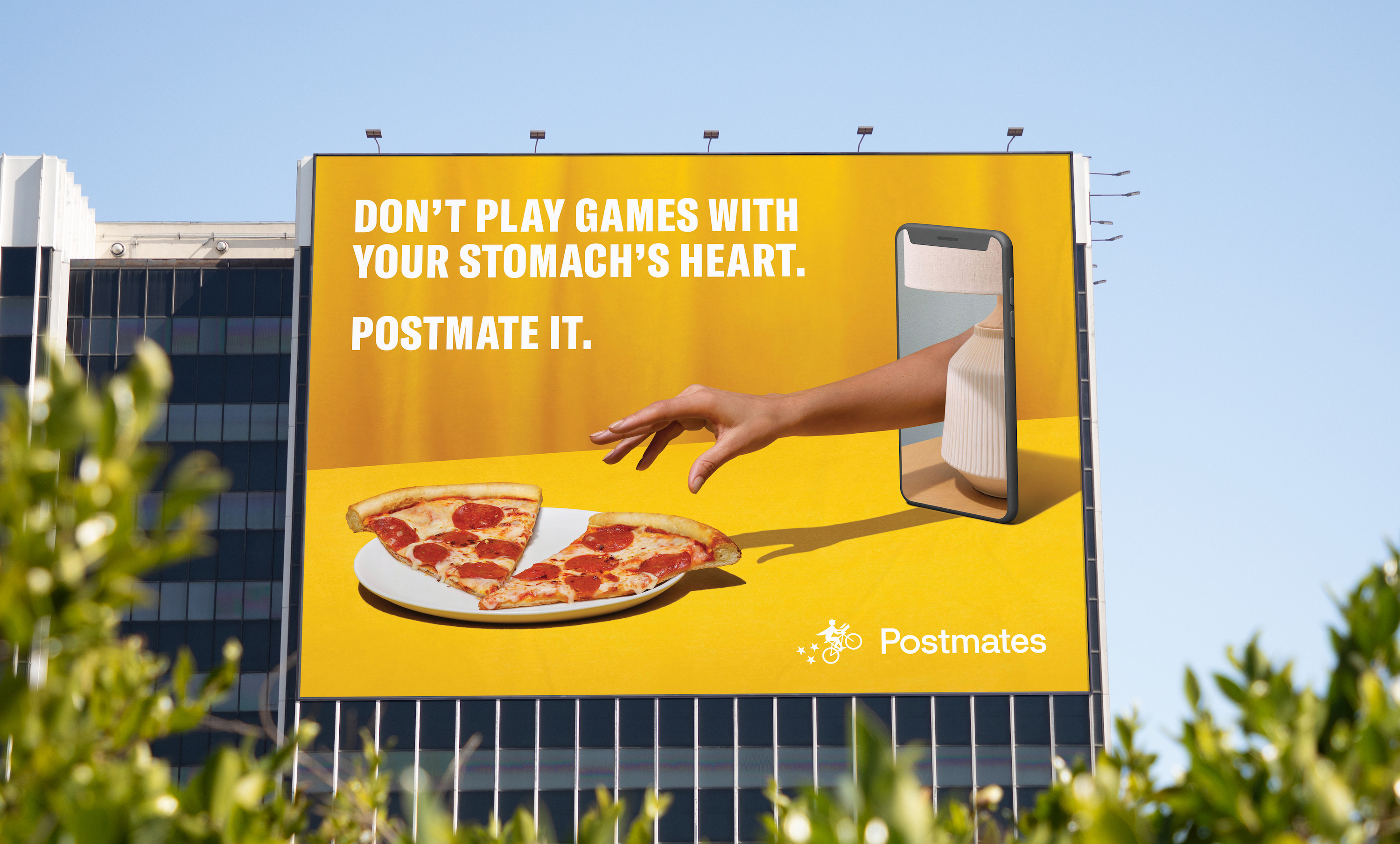 postmates outdoor ad