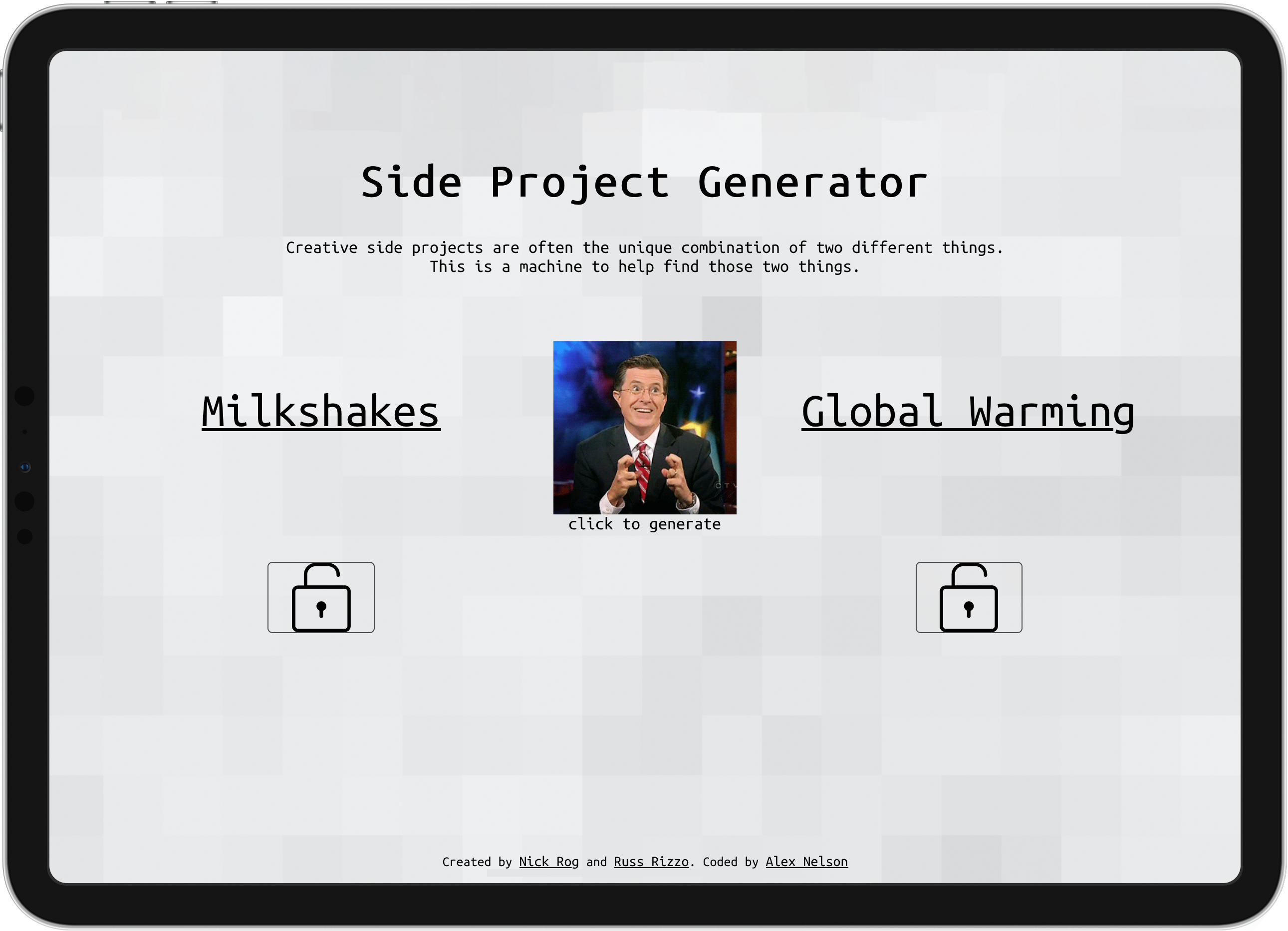 side project generator