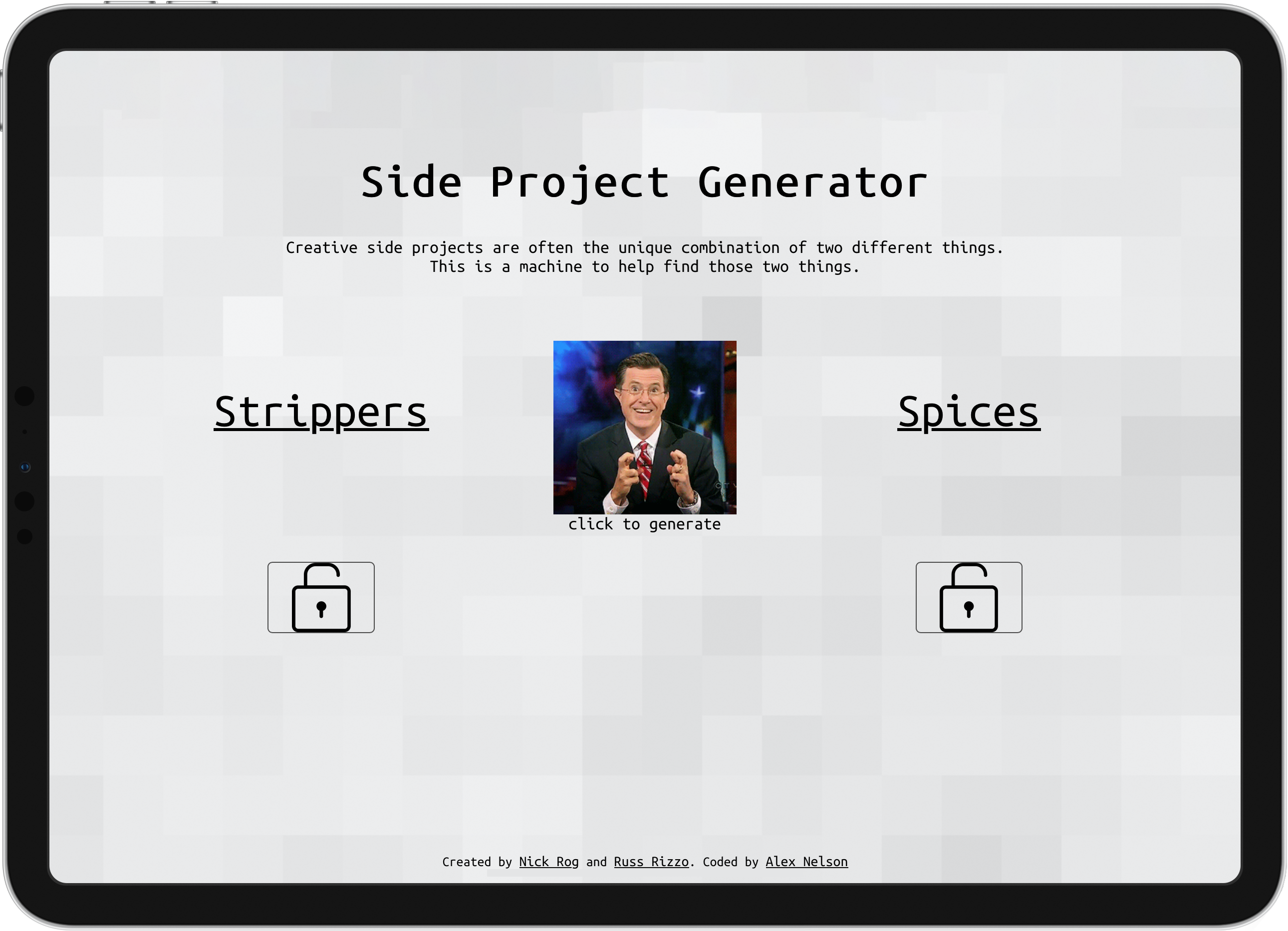 side project generator