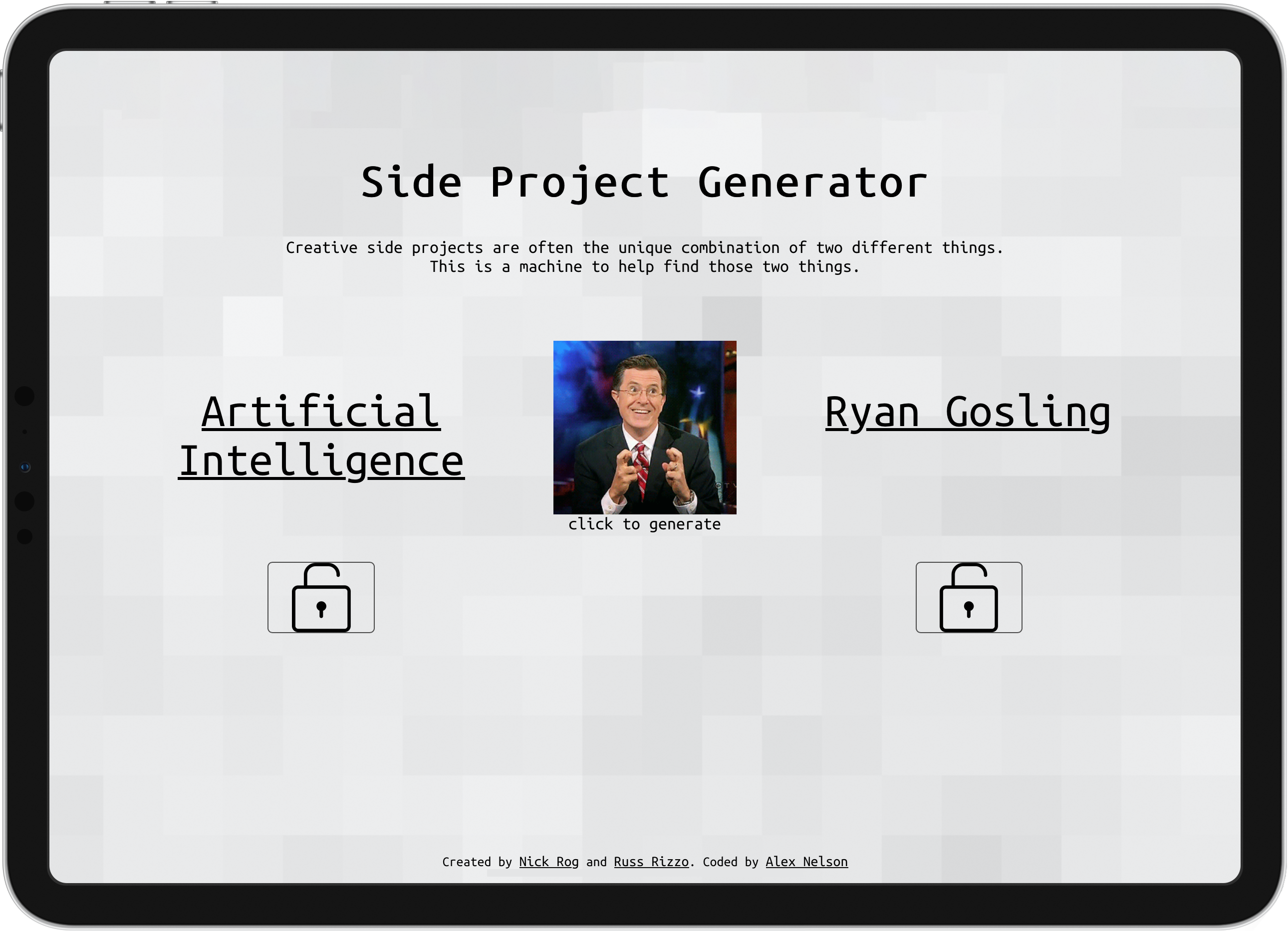 side project generator